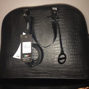 Alessandro Mari | Genuine leather black purse